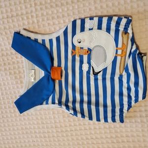 Seagull applique boy bubble